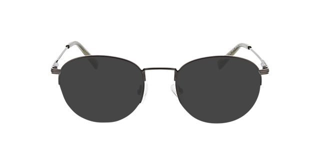 Belfast Mat donker gunmetal MetaalEyeglass Frames van B24, met getinte lenzen