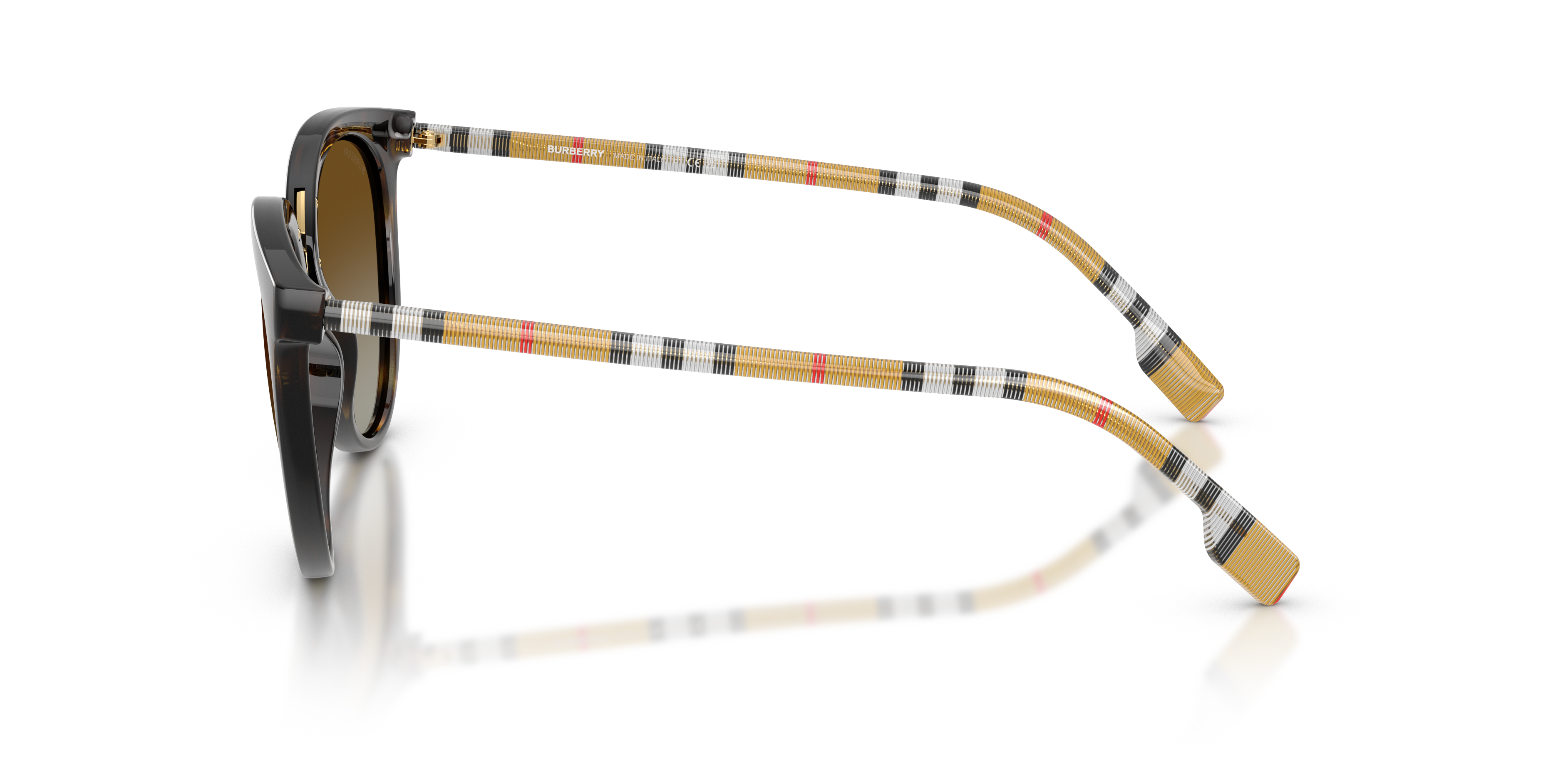 BE4316 Dunkelhavana KunststoffSunglass Frames von B24, Seitenansicht