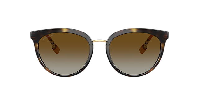 BE4316 Donker Havana KunststofSunglass Frames van B24, met getinte lenzen