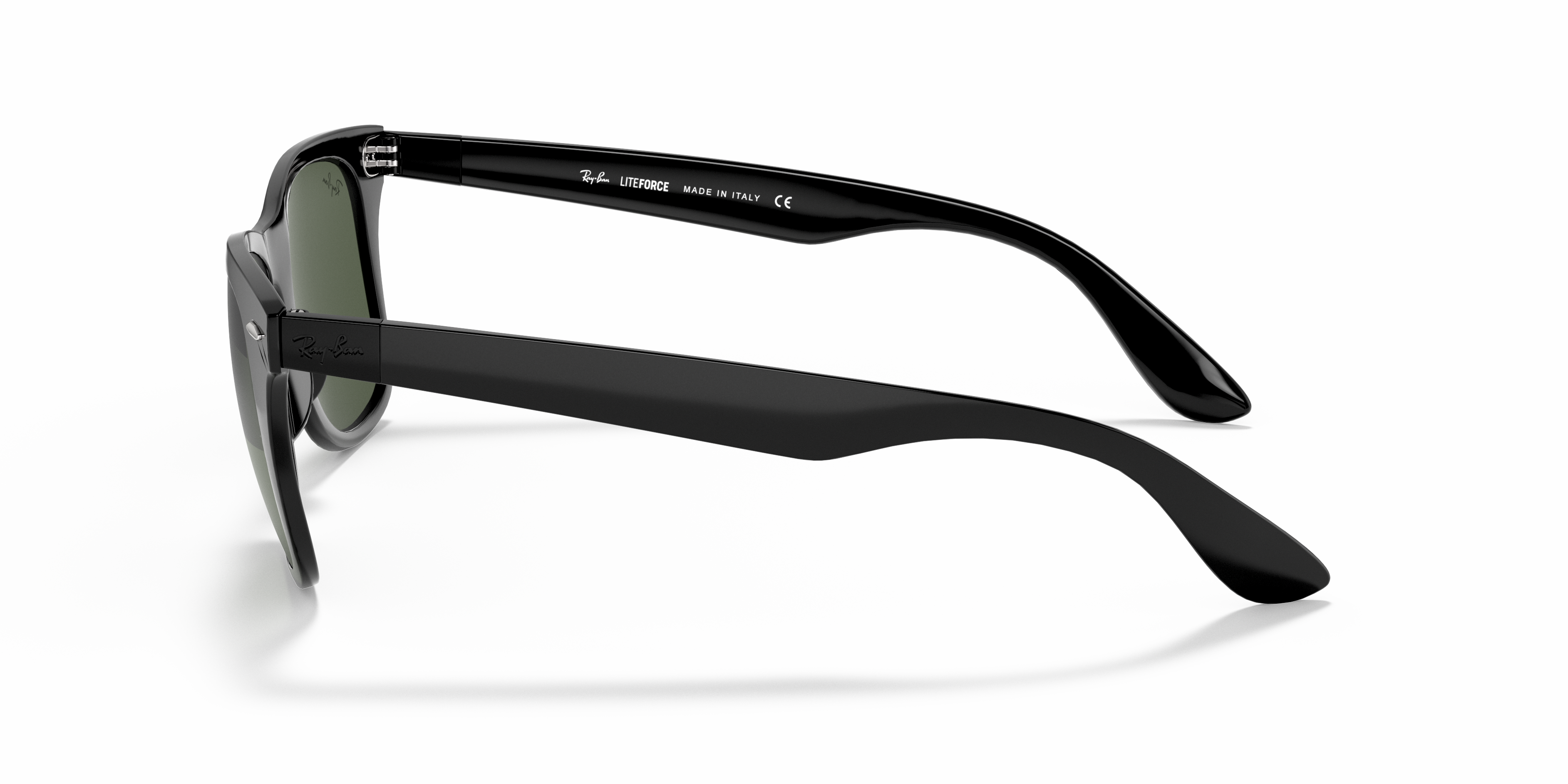 RB4195 Zwart KunststofSunglass Frames van B24, Zijaanzicht