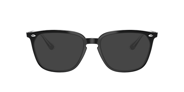 RB4362V Zwart op transparant AcetaatEyeglass Frames van B24, met getinte lenzen