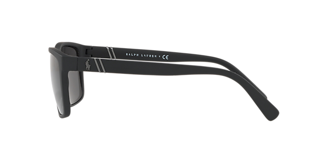 PH4133 Matt Schwarz KunststoffSunglass Frames von B24, Seitenansicht