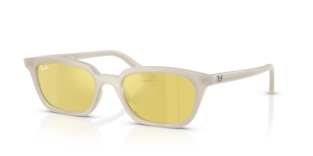 RB4456 Cloudy Warm White KunststofSunglass Frames van B24, Hoekweergave