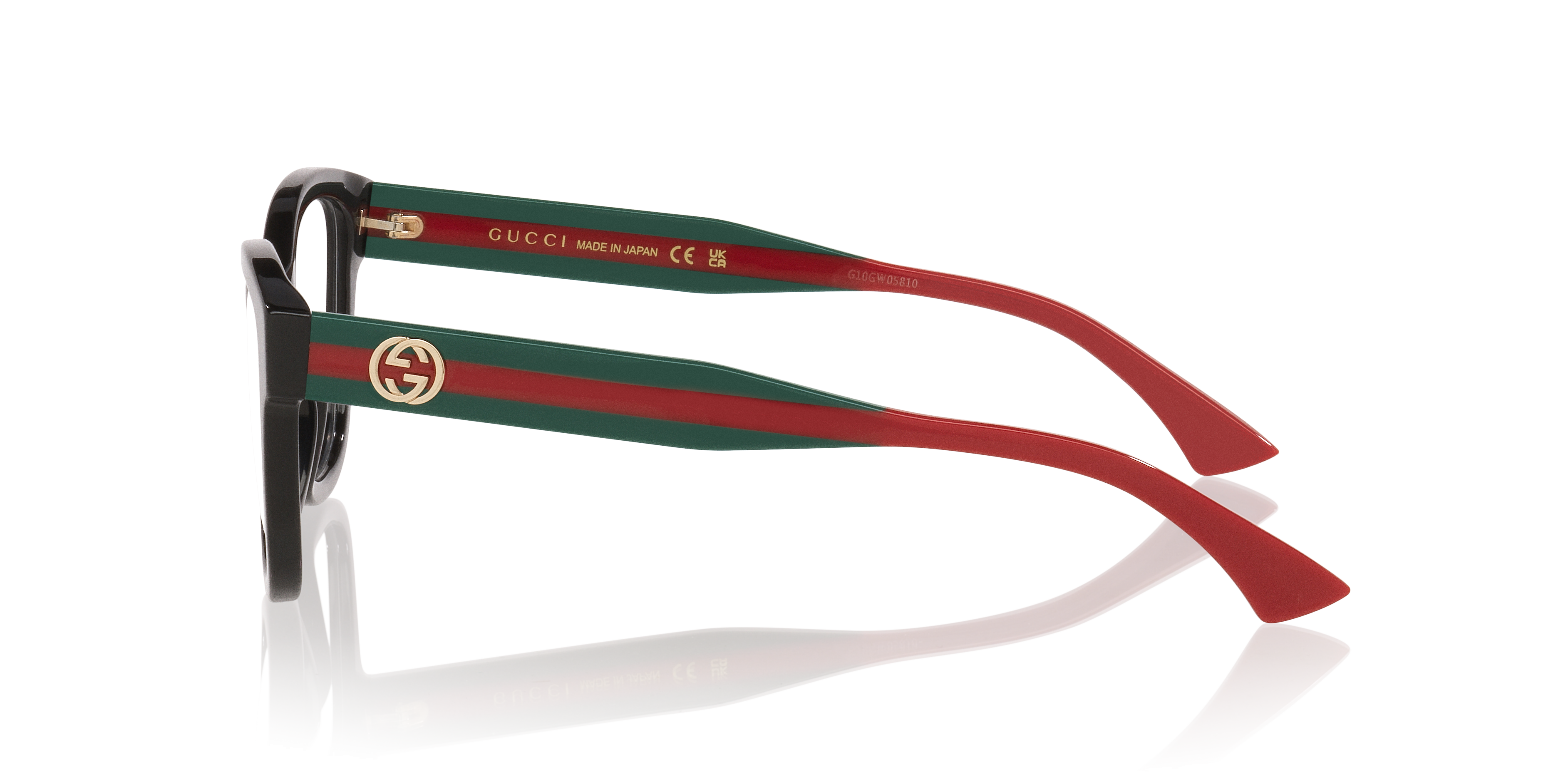 GG1863O Schwarz AcetatEyeglass Frames von B24, Seitenansicht