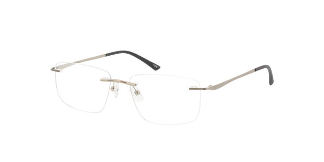 Livius Matzilver MetaalEyeglass Frames van B24, Hoekweergave