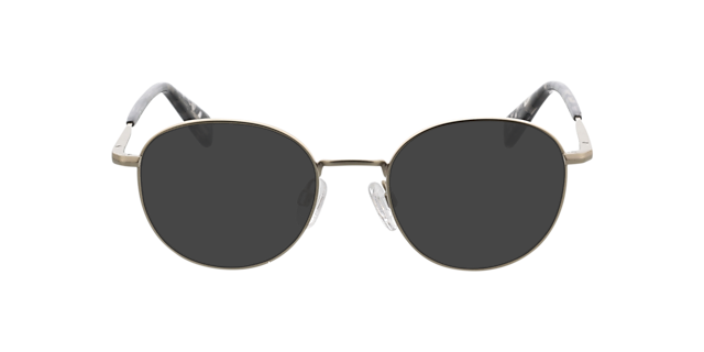Princeton Silver  &  Black Crystal Pattern MetallEyeglass Frames von B24, mit getönten Gläsern