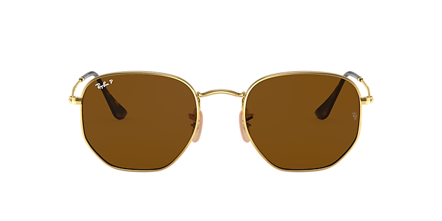 RB3548N Arista goud MetaalSunglass Frames van B24, met getinte lenzen