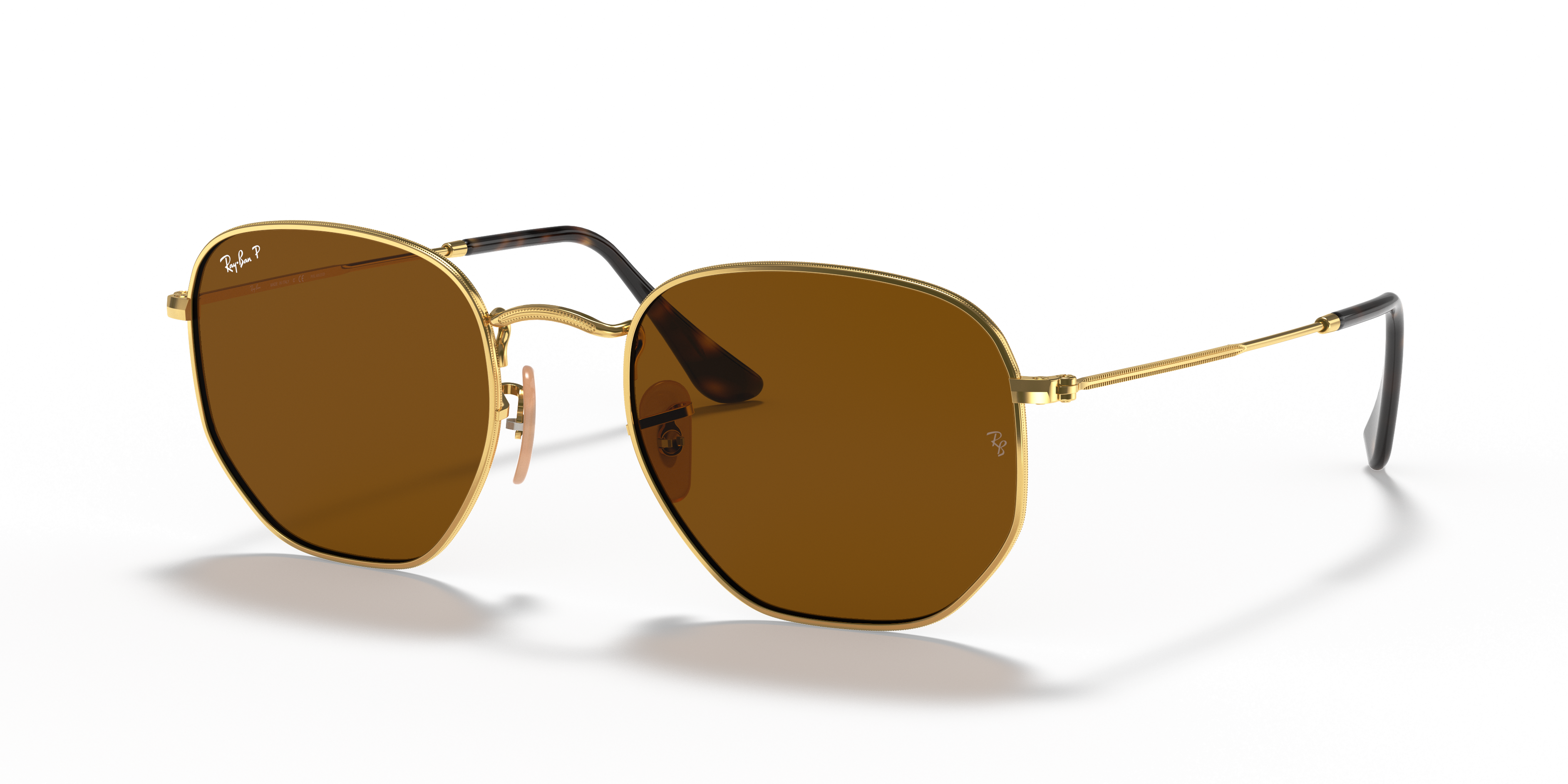 RB3548N Arista goud MetaalSunglass Frames van B24, Hoekweergave