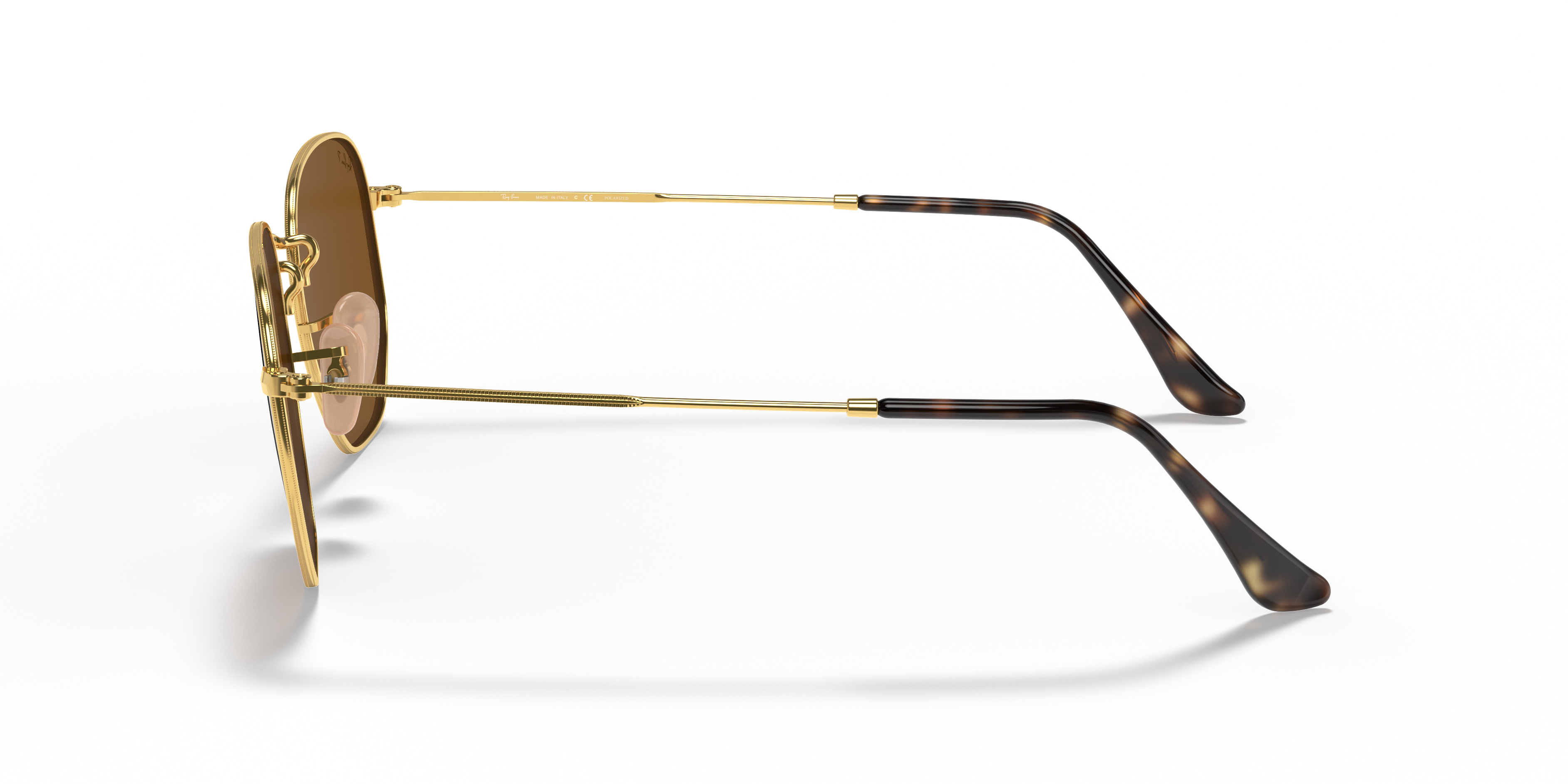 RB3548N Arista goud MetaalSunglass Frames van B24, Zijaanzicht