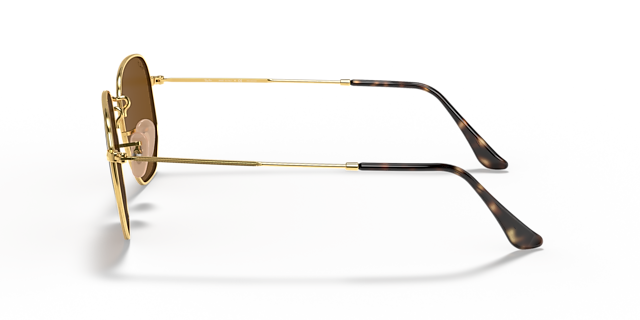 RB3548N Arista goud MetaalSunglass Frames van B24, Zijaanzicht