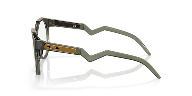 HSTN Olijfgroen Inkt KunststofEyeglass Frames van B24, Zijaanzicht