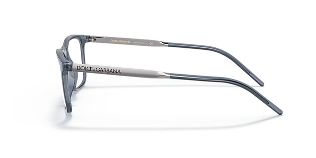 DG5044 Blauw KunststofEyeglass Frames van B24, Zijaanzicht