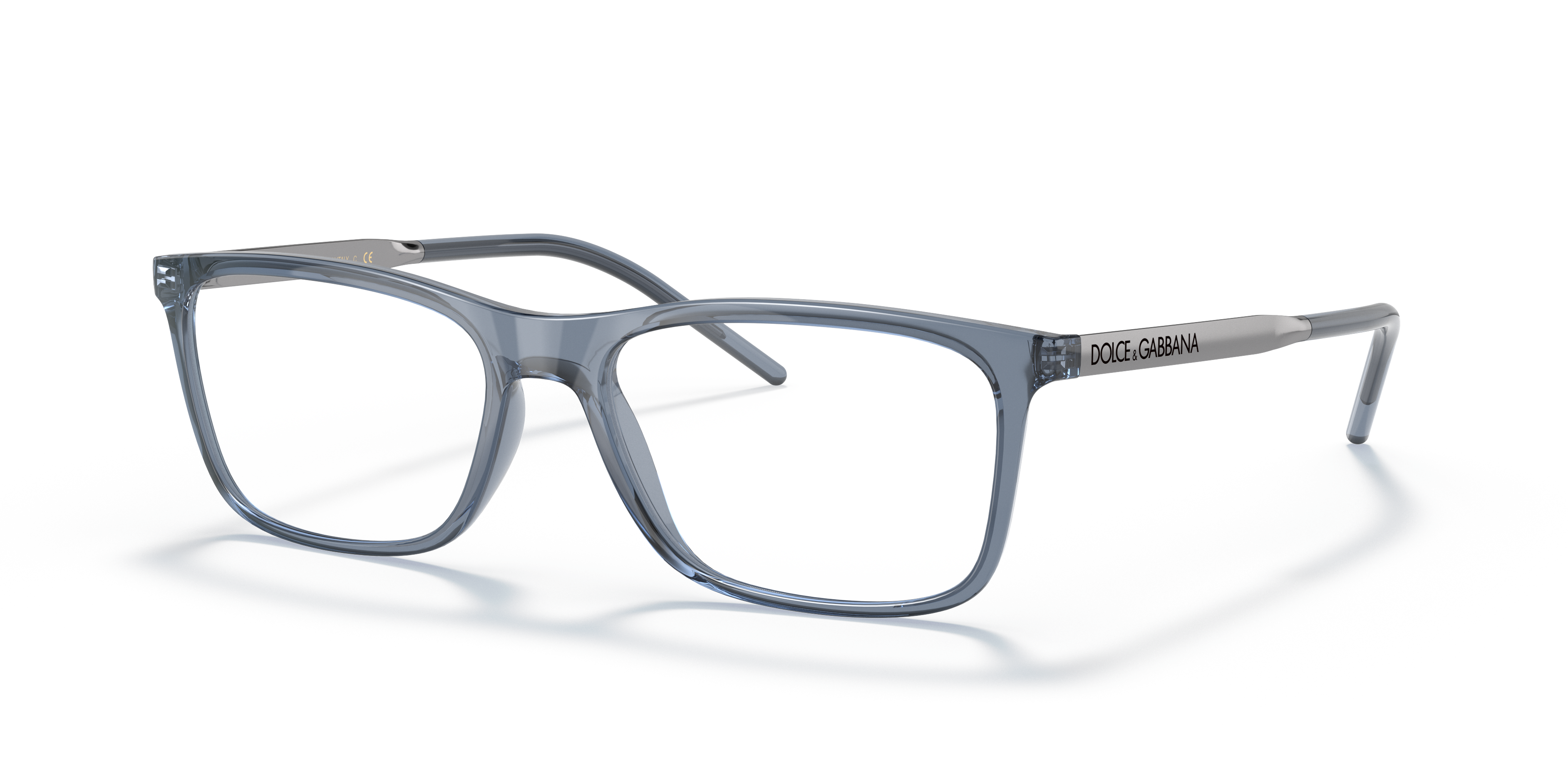 DG5044 Blauw KunststofEyeglass Frames van B24, Hoekweergave