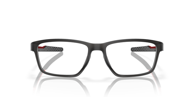 Metalink Grau Rauch satiniert KunststoffEyeglass Frames von B24, Vorderansicht