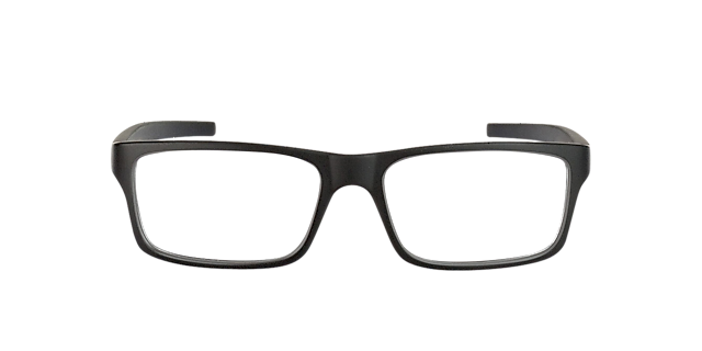Nador Zwart KunststofEyeglass Frames van B24, Vooraanzicht