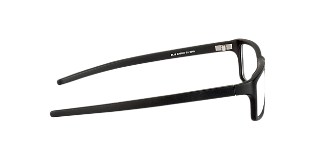 Nador Zwart KunststofEyeglass Frames van B24, Zijaanzicht