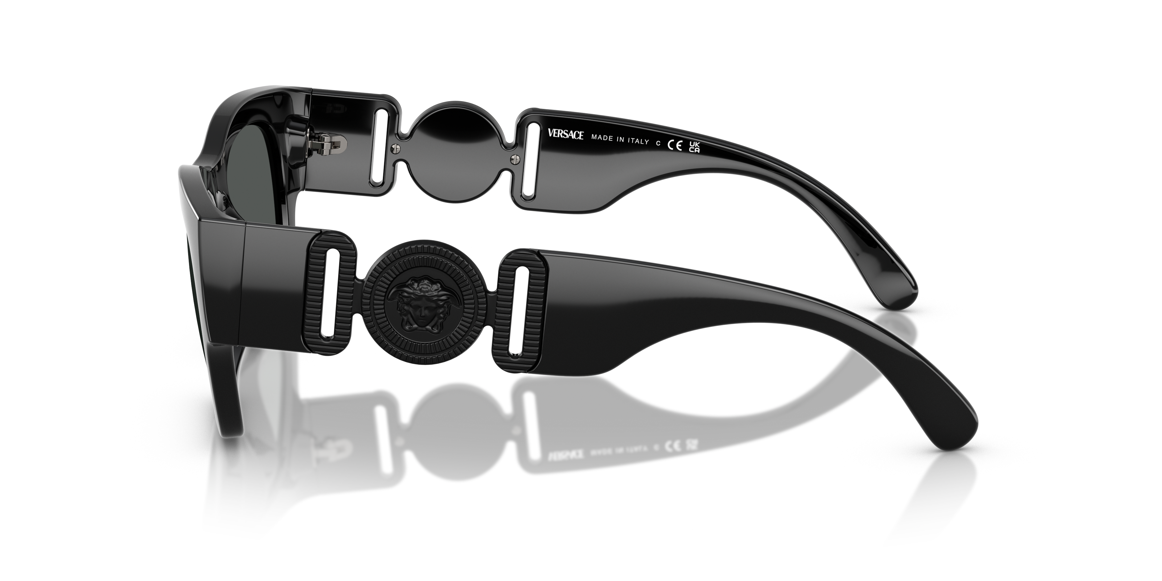 VE4479U Zwart KunststofSunglass Frames van B24, Zijaanzicht