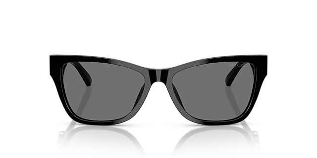 JC5024HU Schwarz AcetatSunglass Frames von B24, Vorderansicht