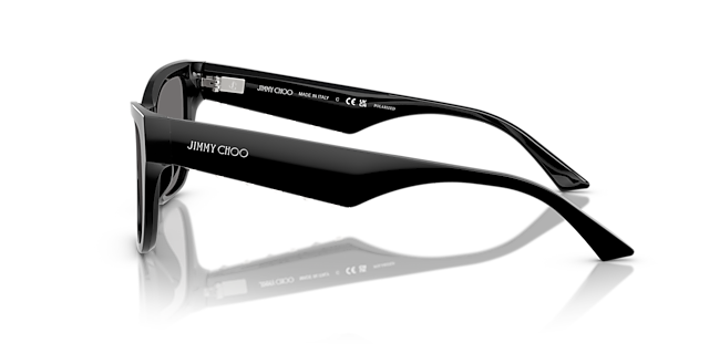 JC5024HU Schwarz AcetatSunglass Frames von B24, Seitenansicht