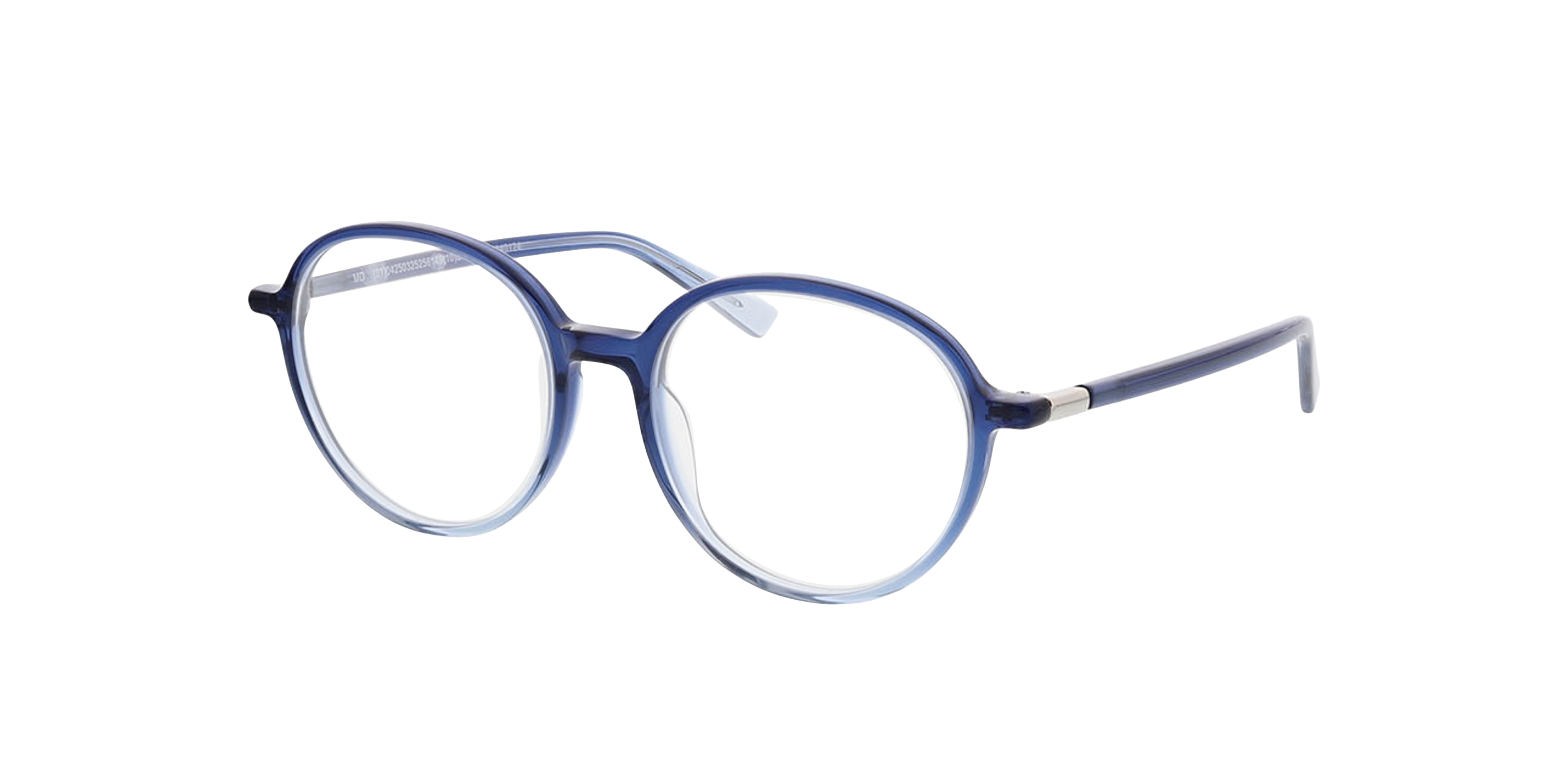 Verona Gradiënt Blauw AcetaatEyeglass Frames van B24, Hoekweergave