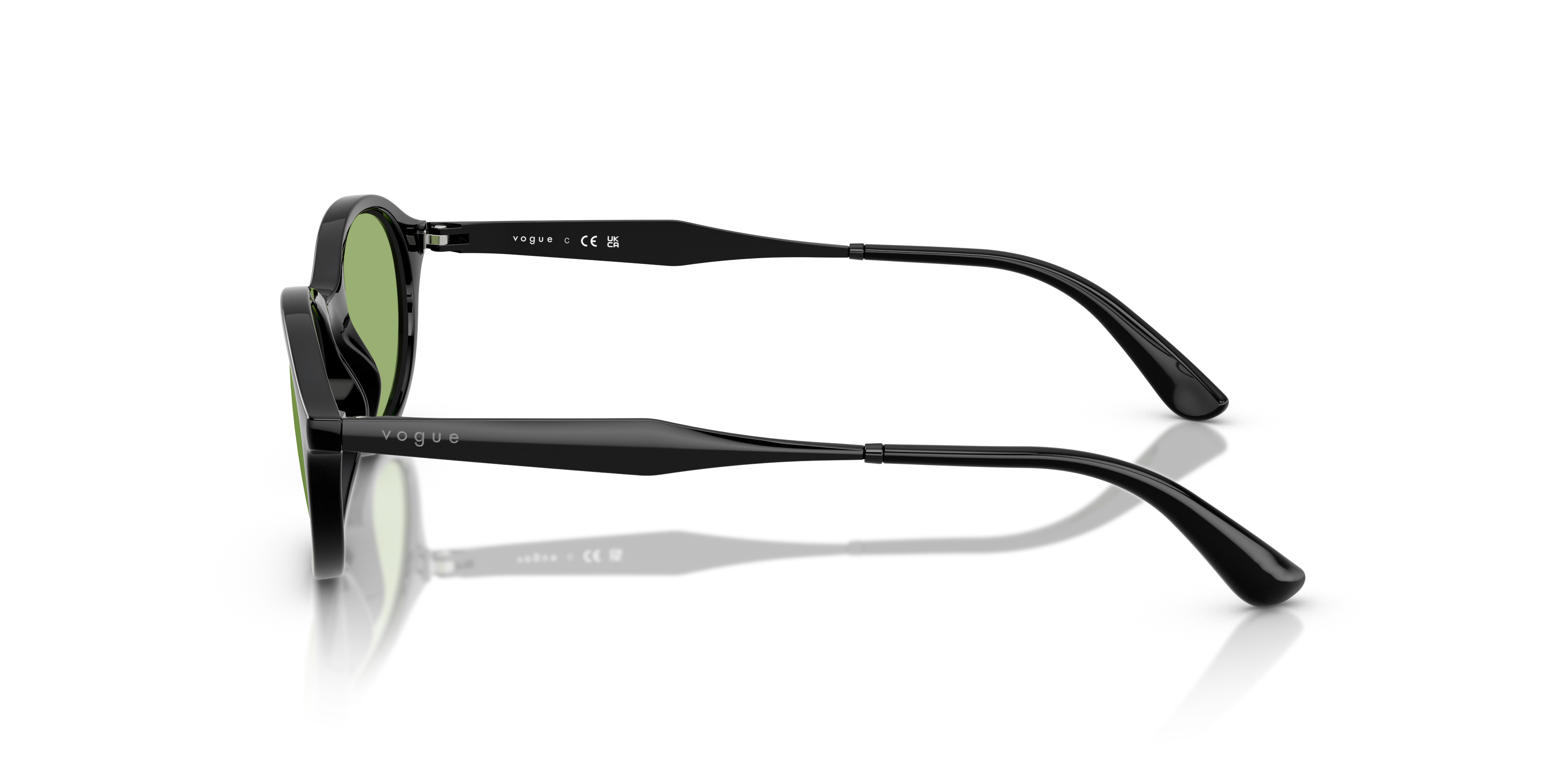 VO5625S Schwarz KunststoffSunglass Frames von B24, Seitenansicht