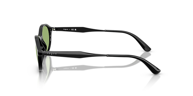 VO5625S Zwart KunststofSunglass Frames van B24, Zijaanzicht