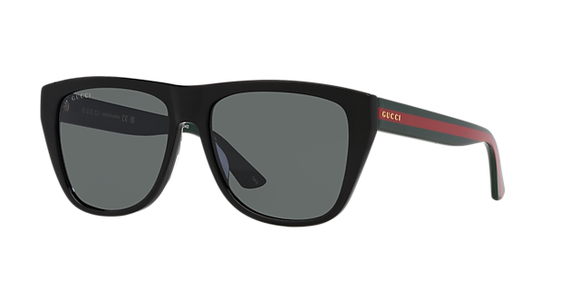 GG0926S Schwarz AcetatSunglass Frames von B24, Dreiviertelansicht