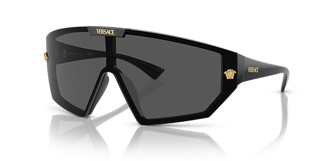 VE4461 Schwarz KunststoffSunglass Frames von B24, Dreiviertelansicht