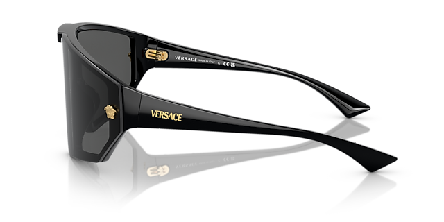 VE4461 Schwarz KunststoffSunglass Frames von B24, Seitenansicht