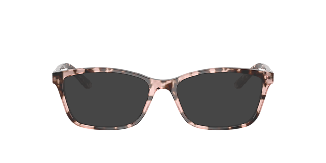 RA7044 Pink Tortoise AcetatEyeglass Frames von B24, mit getönten Gläsern
