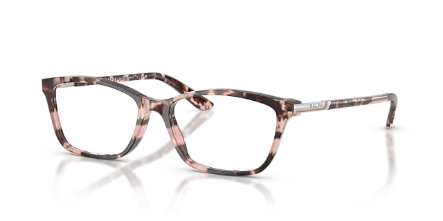 RA7044 Pink Tortoise AcetatEyeglass Frames von B24, Dreiviertelansicht