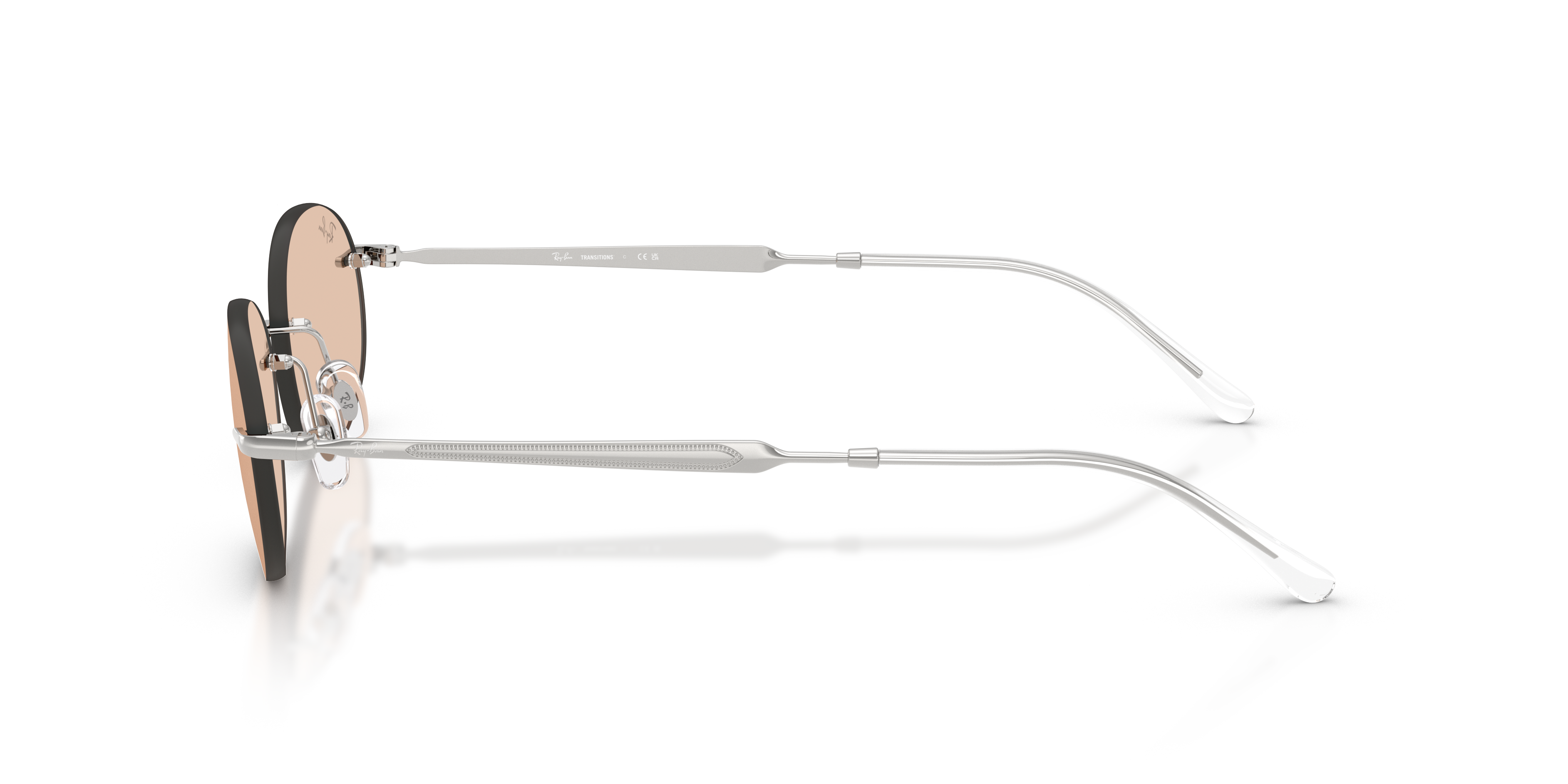 RB3767 Silber MetallSunglass Frames von B24, Seitenansicht