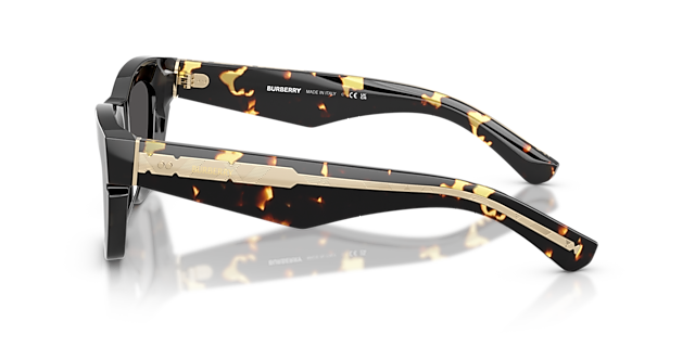 BE4454 Yellow Havana AcetatSunglass Frames von B24, Seitenansicht