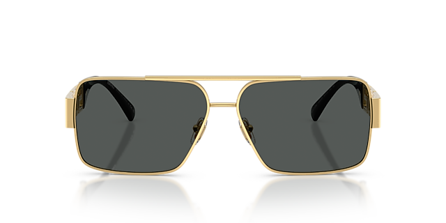 VE2290 Gold MetallSunglass Frames von B24, Vorderansicht