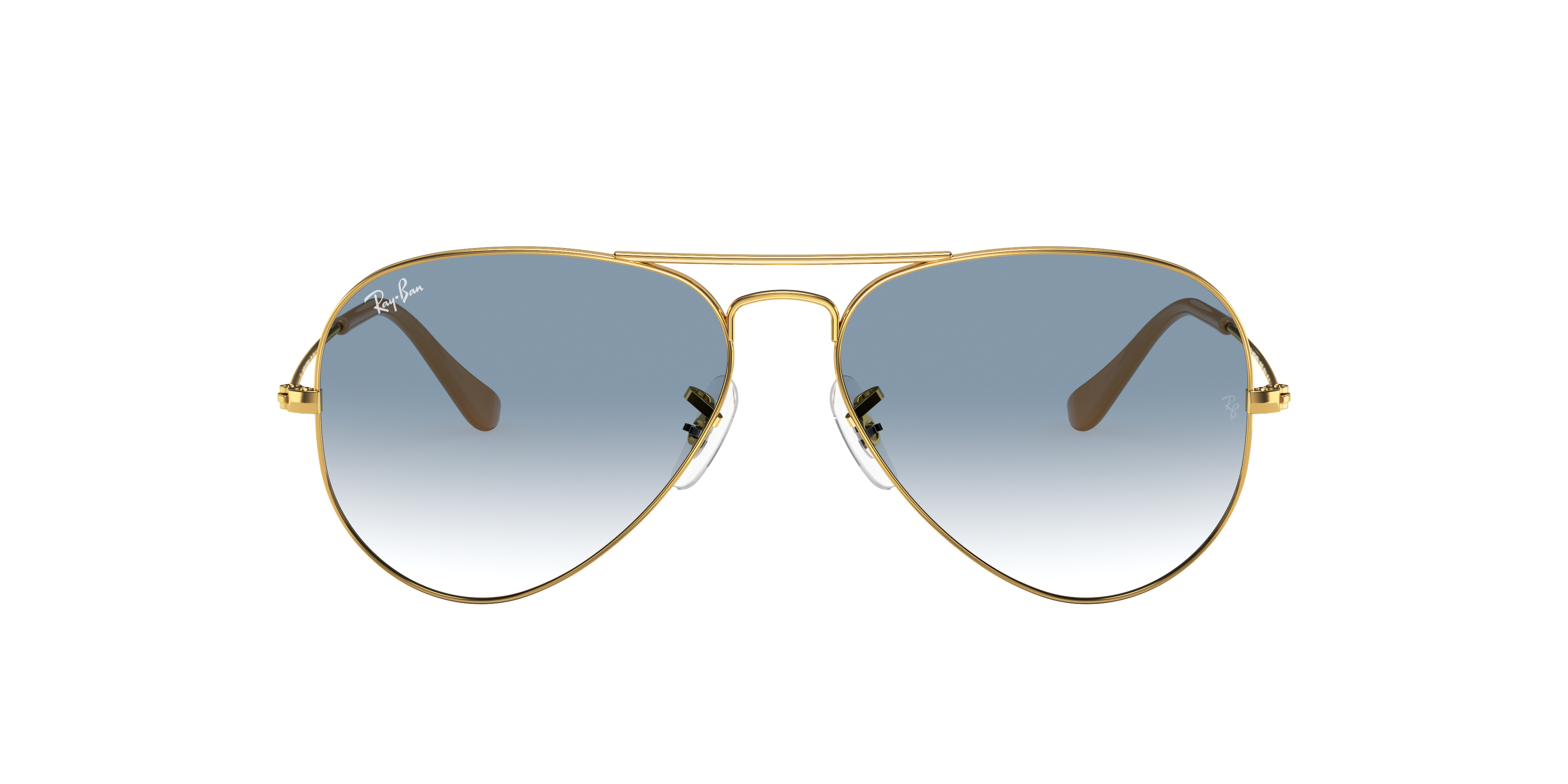 RB3025 Arista Gold MetallSunglass Frames von B24, mit getönten Gläsern