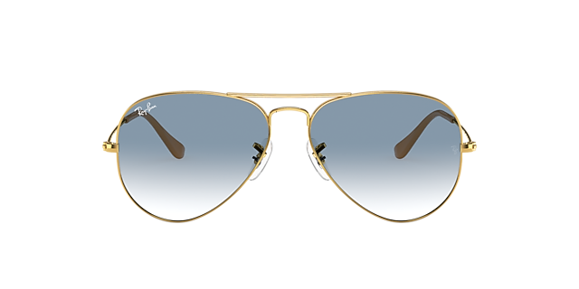 RB3025 Arista goud MetaalSunglass Frames van B24, met getinte lenzen