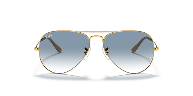 RB3025 Arista goud MetaalSunglass Frames van B24, Vooraanzicht