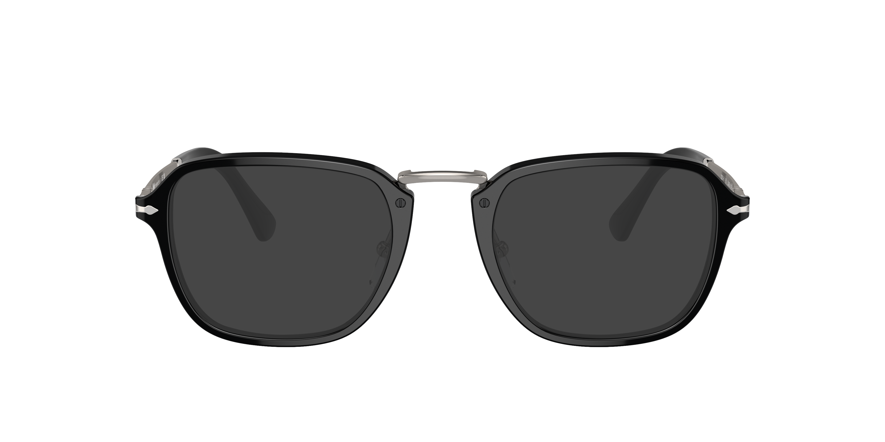 PO3331V Zwart AcetaatEyeglass Frames van B24, met getinte lenzen