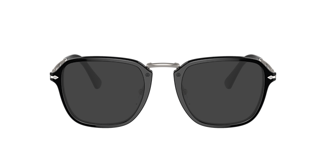 PO3331V Zwart AcetaatEyeglass Frames van B24, met getinte lenzen