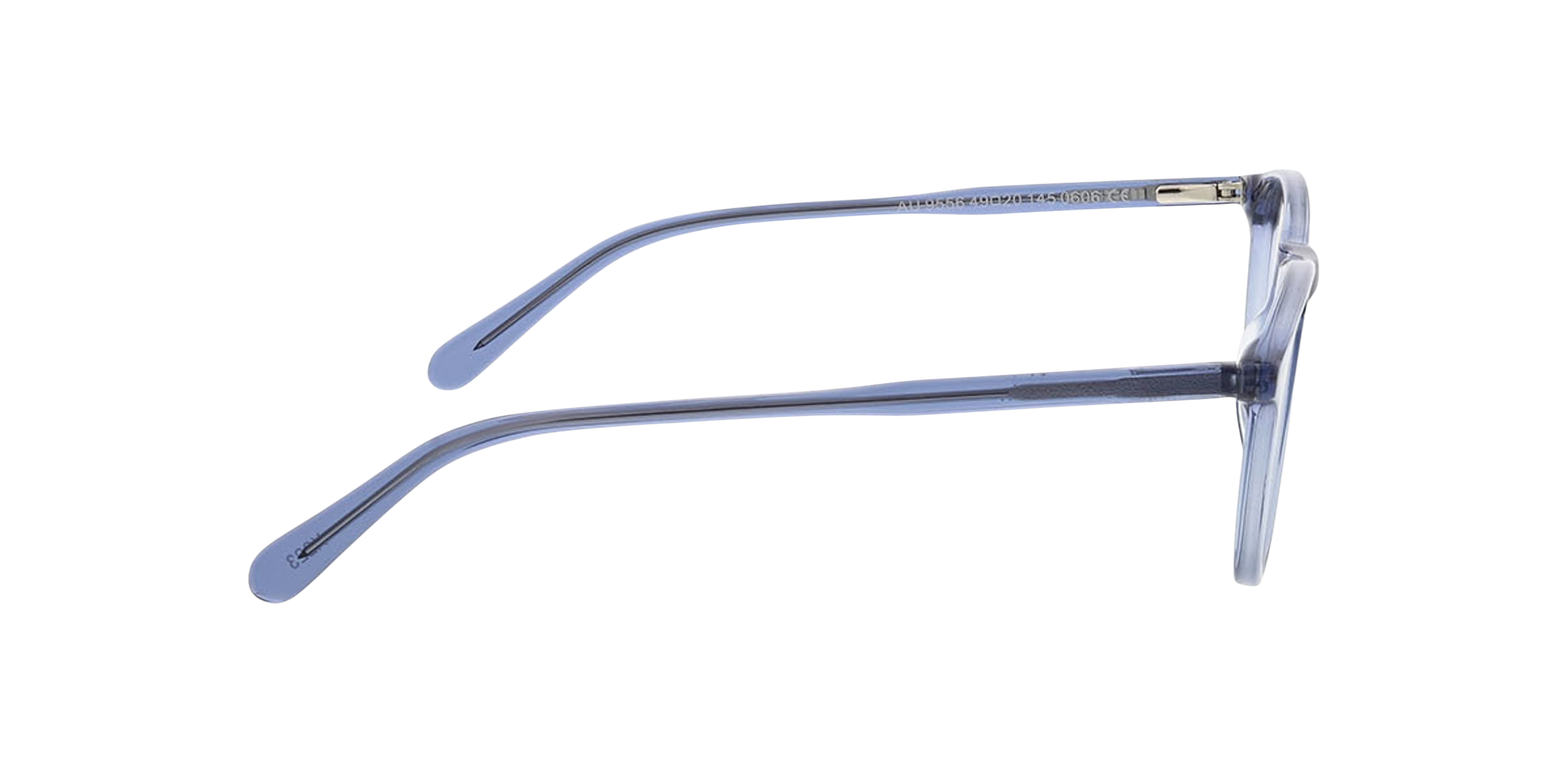 Alvin Blauw AcetaatEyeglass Frames van B24, Zijaanzicht