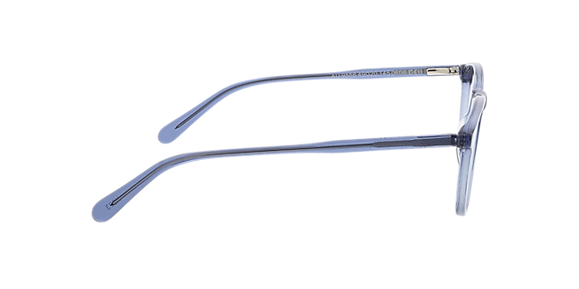 Alvin Blau AcetatEyeglass Frames von B24, Seitenansicht