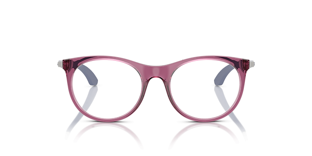 RB9082V Transparant violet KunststofEyeglass Frames van B24, Vooraanzicht