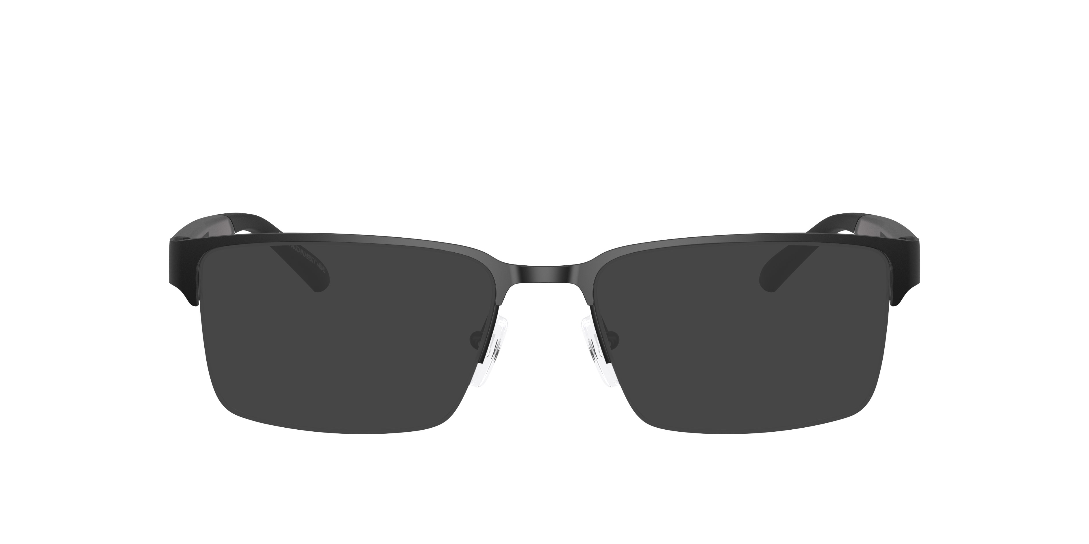 AX1075 Matzwart MetaalEyeglass Frames van B24, met getinte lenzen