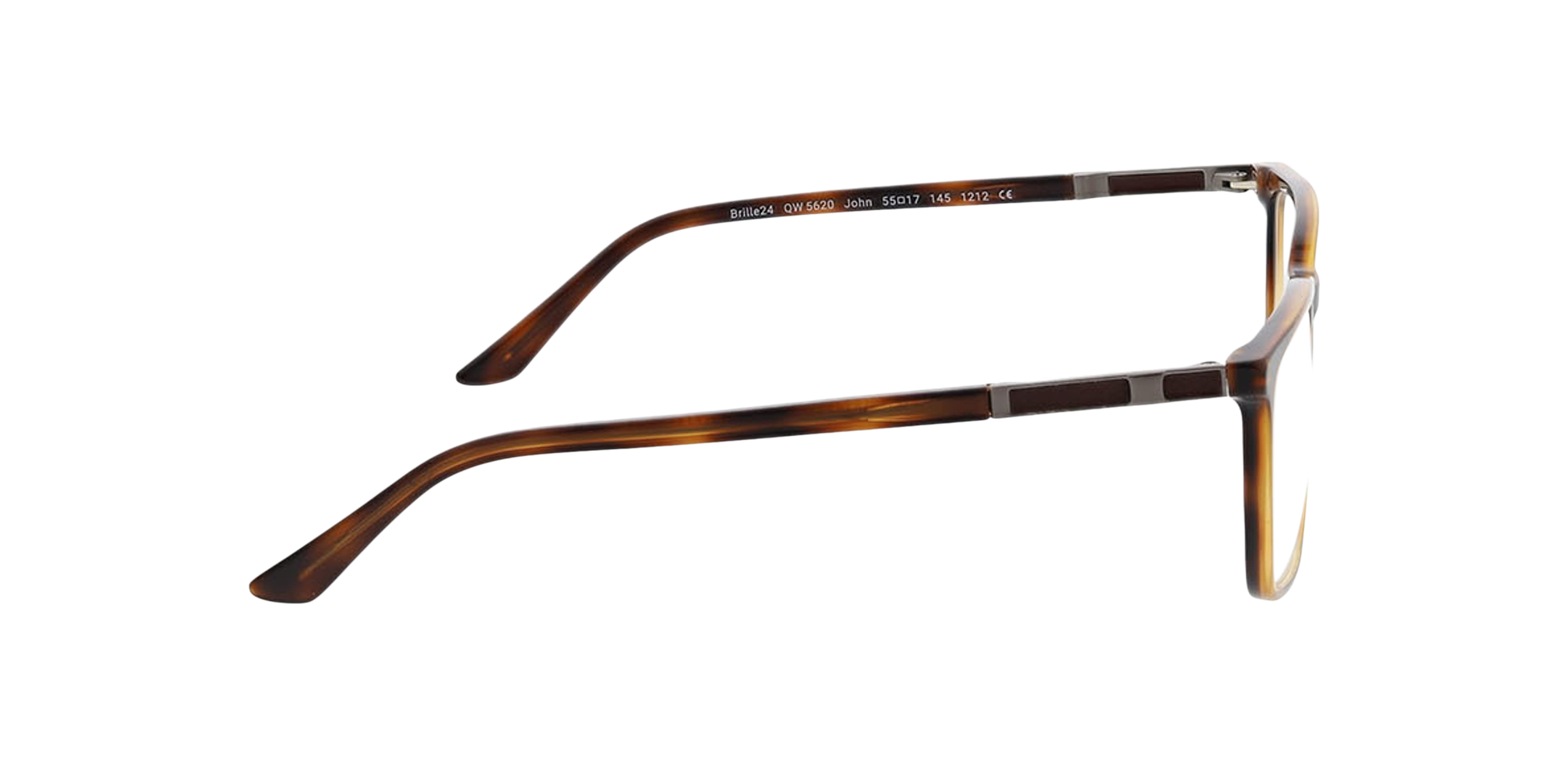 John Dunkelhavana AcetatSunglass Frames von B24, Seitenansicht