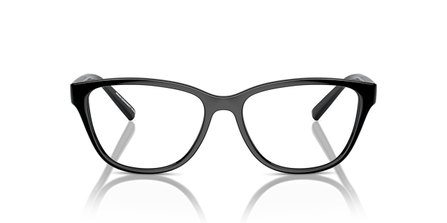 AX3111U Zwart KunststofEyeglass Frames van B24, Vooraanzicht