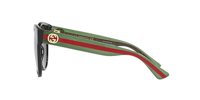 GG0035SN Zwart AcetaatSunglass Frames van B24, Zijaanzicht