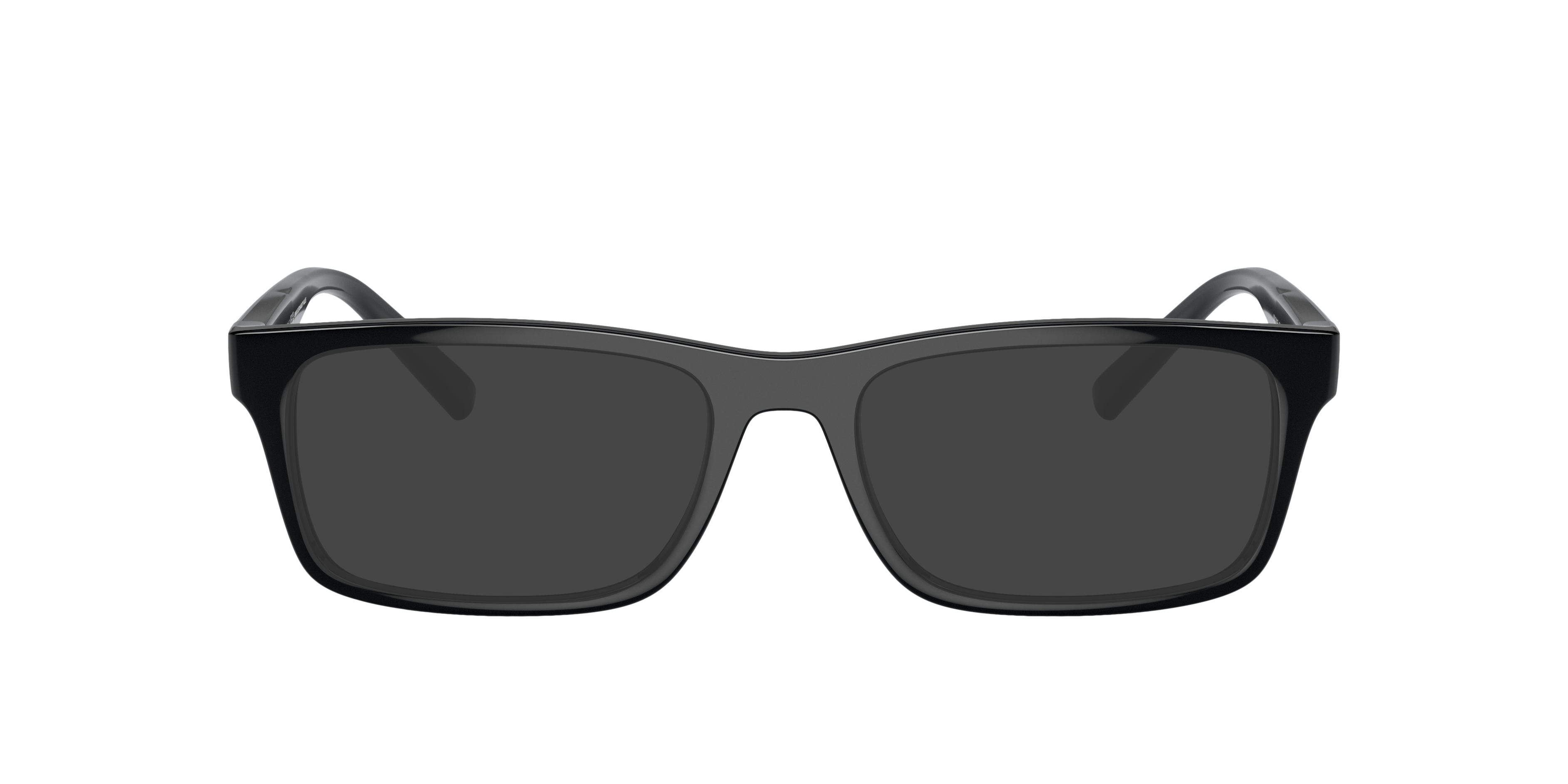 AX3115 Glanzend zwart KunststofEyeglass Frames van B24, met getinte lenzen