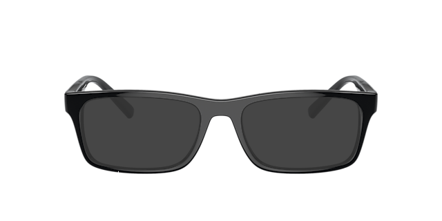 AX3115 Schwarz glänzend KunststoffEyeglass Frames von B24, mit getönten Gläsern