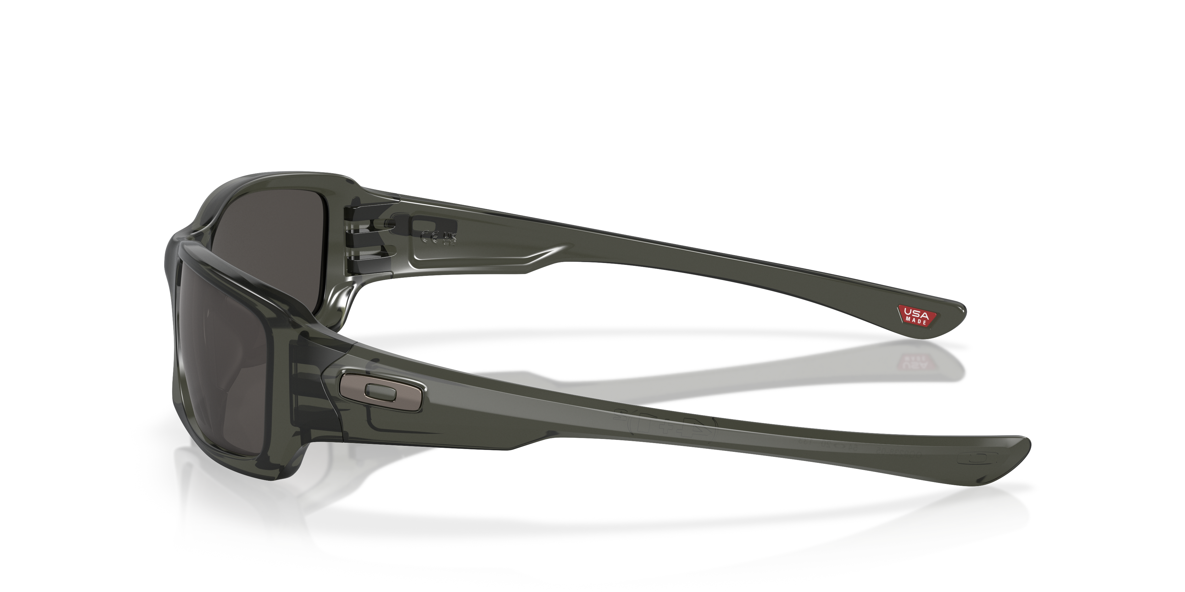 Fives Squared® Grau Rauch KunststoffSunglass Frames von B24, Seitenansicht