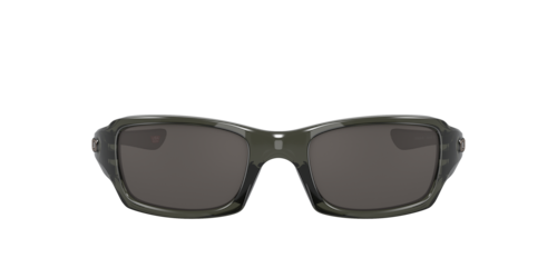 Oakley - Fives Squared , Herren, Grau Rauch/Polished Black/Grey Smoke, Größe: Durchschnittlich